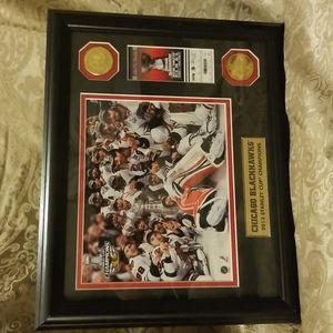 NHL Fans --->2013 Chicago Blackhawks Stanley Cup Championship Collectible Art!